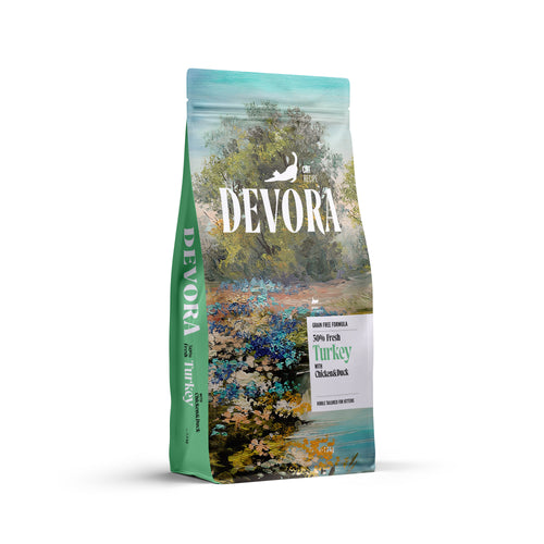 DEVORA Cat KITTEN Grain Free, curetina sa piletinom i pacetinom, 7,5kg