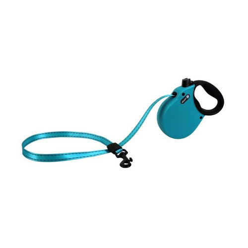 OUTLET ALCOTT Povodac za pse na regulaciju Adventure, traka, Plavi XS 3m/do 11kg