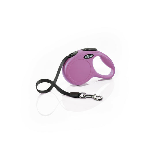 FLEXI Povodac za pse sa regulacijom New Classic Mini sa trakom Pink 3m/do 12kg