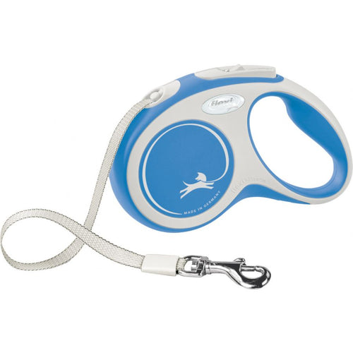 FLEXI Povodac za pse sa regulacijom New Comfort sa trakom Plavi 5m/ do 15kg