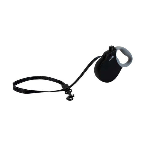 OUTLET ALCOTT Povodac za pse na regulaciju Adventure, traka, Crni, S, 5m/do 20kg