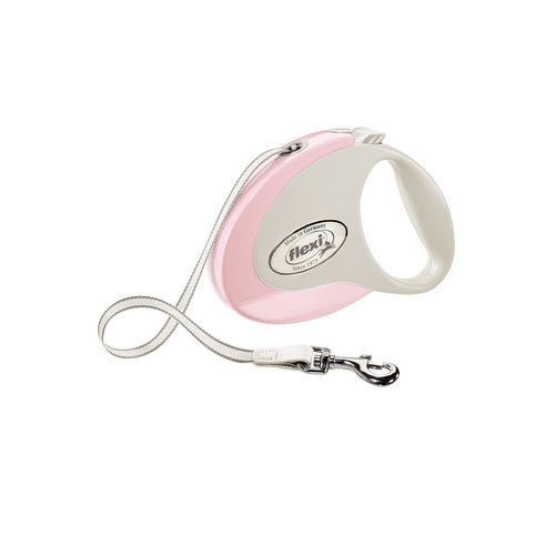 OUTLET FLEXI Povodac za pse sa regulacijom Style sa trakom Rose 5m/ do 25kg