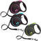 FLEXI Povodac za pse sa regulacijom Black design sa trakom  5m/ do 25kg,