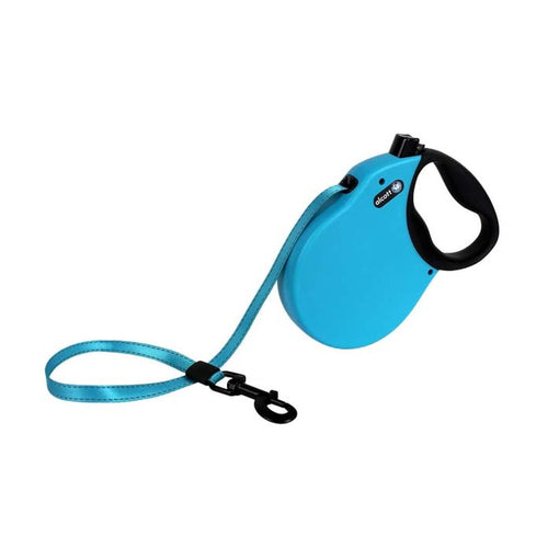 OUTLET ALCOTT Povodac za pse na regulaciju Expedition traka Plavi M 7,5m/do 30kg