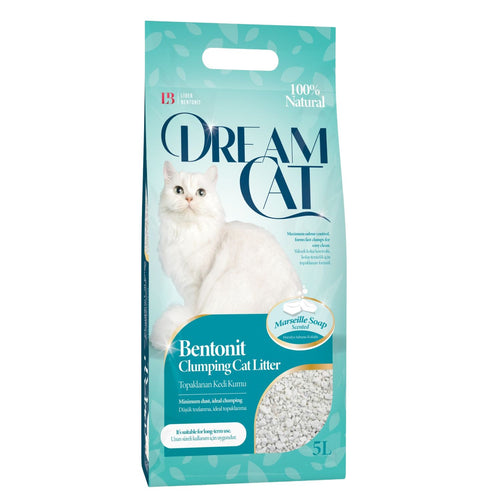 DREAM CAT Marseille Soap grudvajuci mineralni posip za macke, s mirisom, 5L
