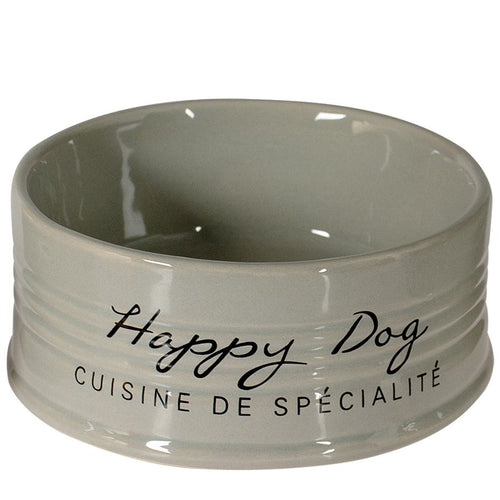 DUVO+ Cinija Happy Dog, siva, fi 14,5cm, 520ml