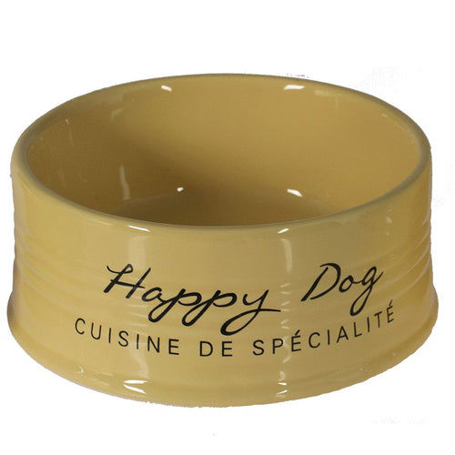 DUVO+ Cinija Happy Dog, zuta, fi 14,5cm, 520ml