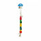 DUVO+ Igraka za ptice,Rope Ring With Colorful Cubes & Bell