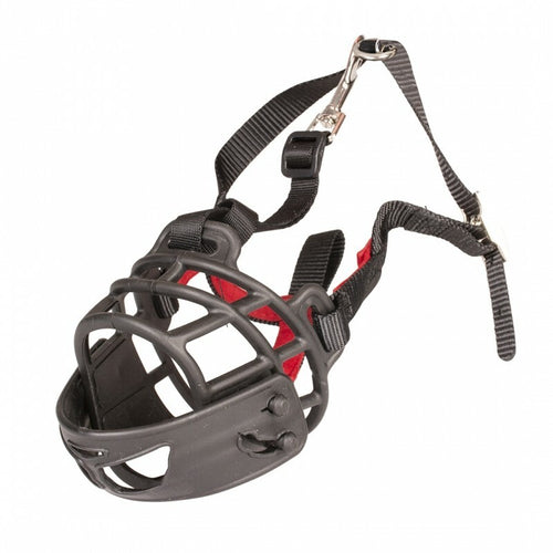 DUVO+ Korpa za pse guma XS mall crnocrvena