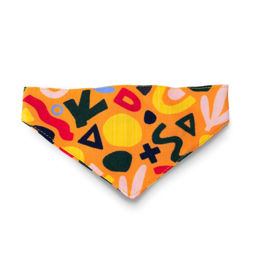 EL SHAPO Bandana za pse Pattern, Narandzasta