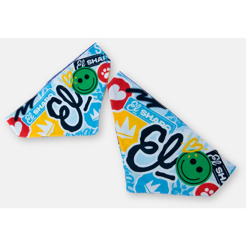 EL SHAPO Bandana za pse Street, Plava