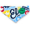 EL SHAPO Bandana za pse Street, Plava, Large