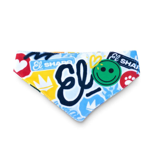 EL SHAPO Bandana za pse Street, Plava, Large