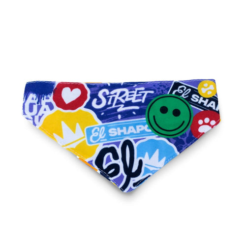 EL SHAPO Bandana za pse Street, Plava, Medium