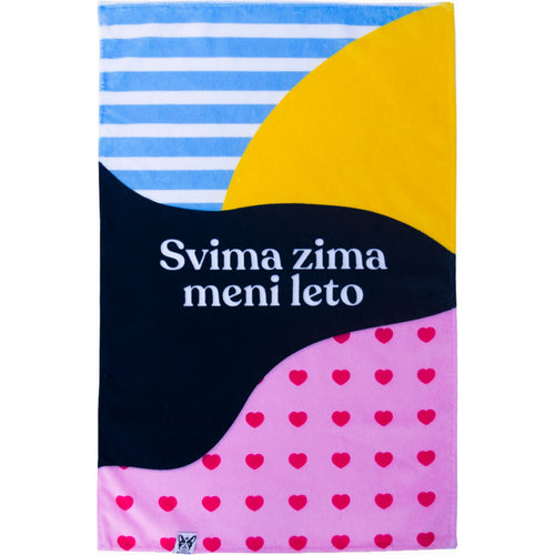 EL SHAPO Peskir za kucne ljubimce Svima Zima Meni Leto, 45x70cm 