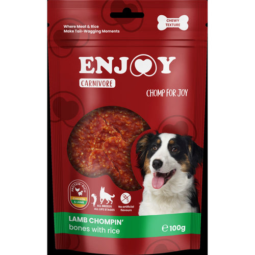 ENJOY Carnivore Poslastica za pse koskice s jagnjetinom i pirincem