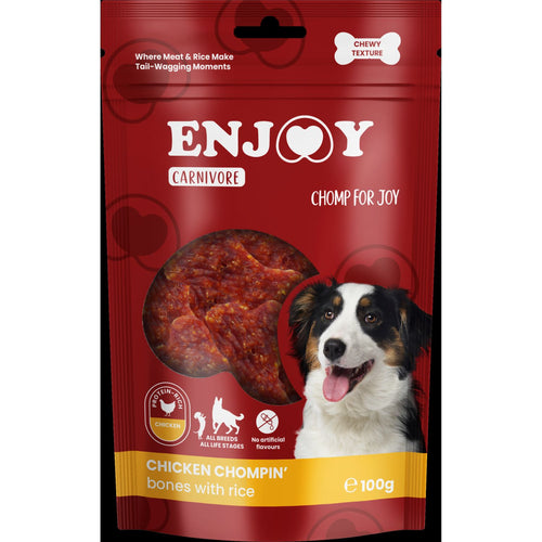 ENJOY Carnivore Poslastica za pse koskice s piletinom i pirincem