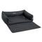 FABOTEX Krevet za pse Dreamaway, Crni, 100x78x17cm