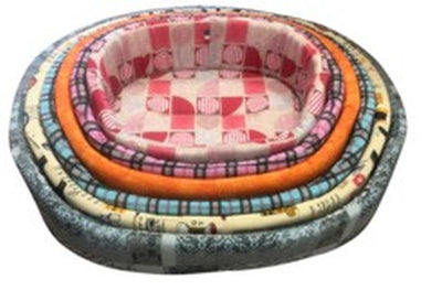 FABOTEX Krevet za pse i macke Union,okrugli, raznih boja i dezena