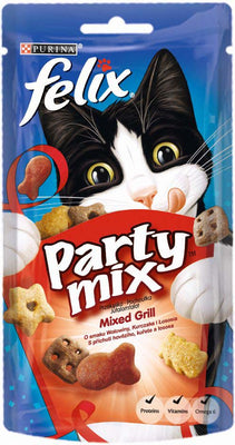 FELIX Party Mix, poslastica za macke Mixed Grill, 60g