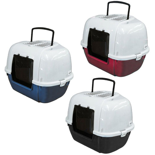 FERPLAST WC Ugaoni za extra velike macke Mika, 57,5x51,5x42cm, raznih boja