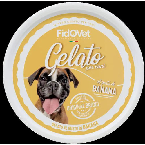 FIDOVET Gelato Sladoled za pse, s ukusom banane, 40g