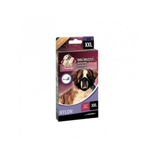 FLAMINGO Brnjica za pse sa Klik kopcom podesiva, najlonska Crna, vel *5