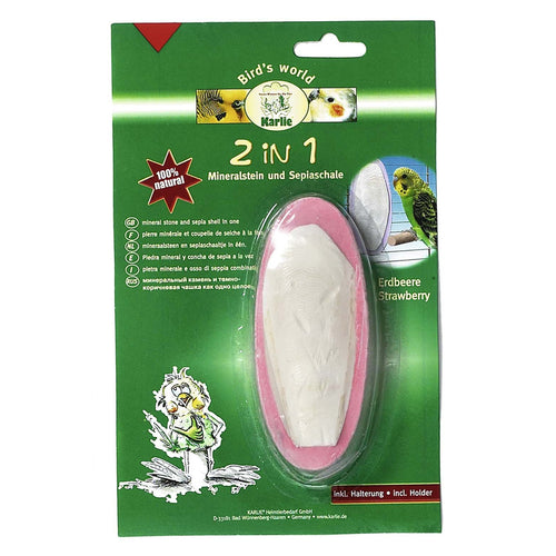FLAMINGO Dodatak hrani za ptice mineralna Sipina kost Jagoda 70g