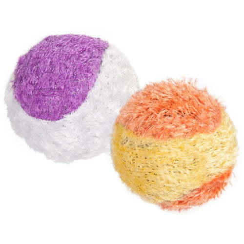 FLAMINGO Igracka za macke Loptica plisana 4,5cm, raznih boja
