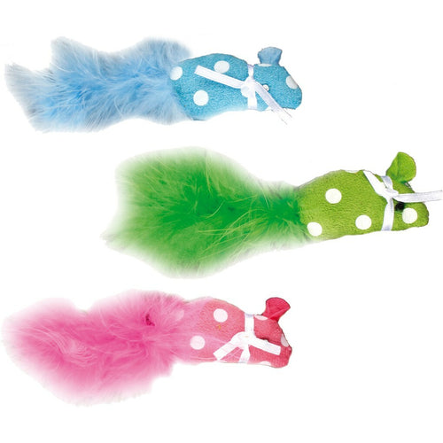 FLAMINGO Igracka za macke Mis Polka Catnip, raznih boja
