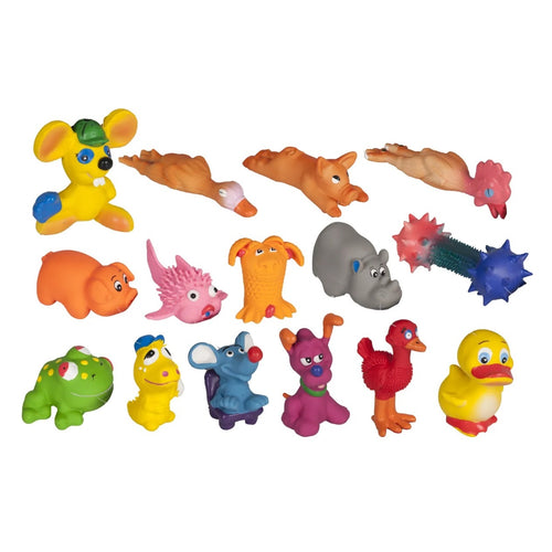FLAMINGO Igracka za pse JoyToys latex, 6-7cm, raznih oblika