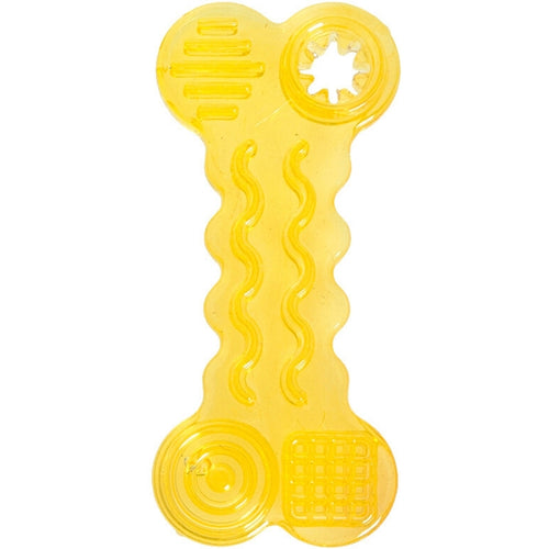 FLAMINGO Igracka za pse Kost Good4Fun s dozerom plutajuca, TPR 10cm, raznih boja