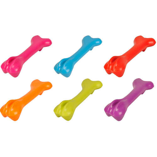 FLAMINGO Igracka za pse Kost sa mirisom vanile, tvrda guma 22cm, raznih boja