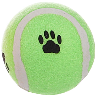 FLAMINGO Igracka za pse Lopta Tenis zvucna 3kom, raznih boja