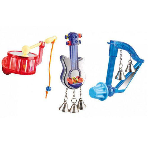 FLAMINGO Igracka za ptice Muzika 8cm, raznih oblika 
