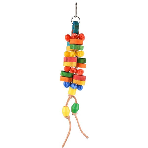 FLAMINGO Igracka za ptice Visilica RB Oek,od drveta, kombinacija vise boja, 32cm