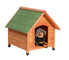 FLAMINGO Kućica za pse Ponto Classic sa kosim krovom, drvena 102x85x88cm
