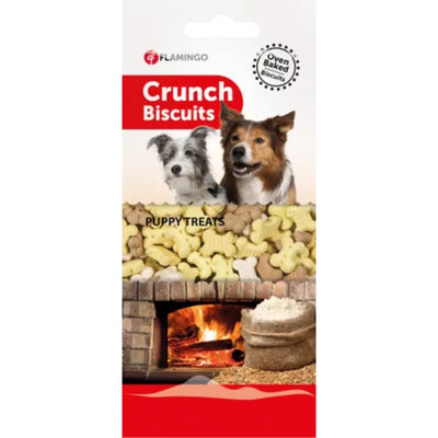 FLAMINGO Poslastica za pse Biscuits Crunch PUPPY, hrskavi biskviti, 500g