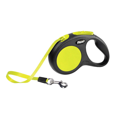 FLEXI Povodac za pse sa regulacijom New Classic Neon Reflect sa trakom