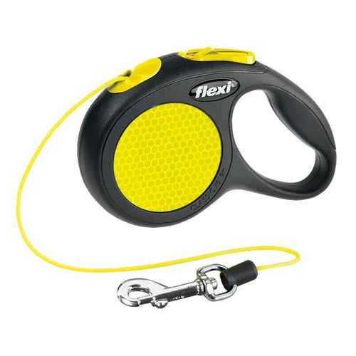 FLEXI Povodac za pse sa regulacijom New Classic Neon Reflect sa zicom