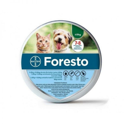 FORESTO (Elanco) Ogrlica za macke i pse, protiv buva i krpelja 1-8kg, 38cm