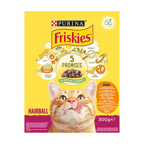 FRISKIES Briketi za macke Hairball Piletina i Povrce 