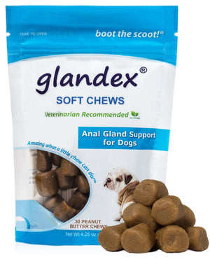 GLANDEX Poslastica za pse, za podrsku funkcije analnih zlezda 120g