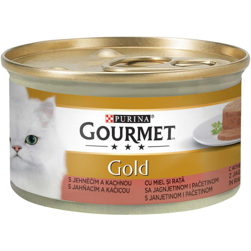 GOURMET Gold Konzerva za macke Jagnjetina i Pacetina pate 85g 