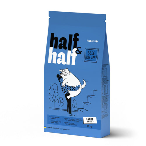 HALF&HALF Dog Large Breed, 12kg