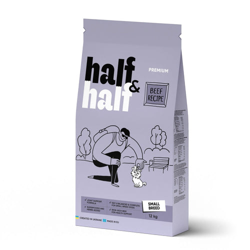 HALF&HALF Dog Small Breed, 12kg