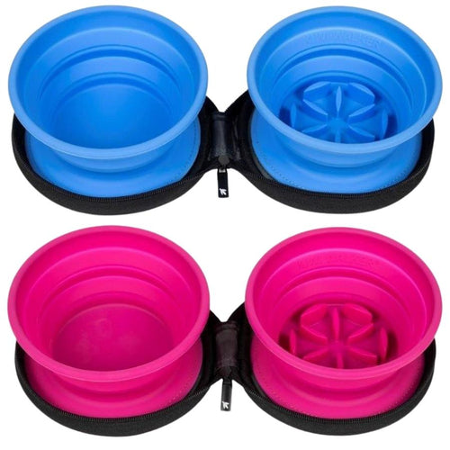 OUTLET KIWI Double Pojilica/Hranilica putna, za sporo hranjenje, 700ml