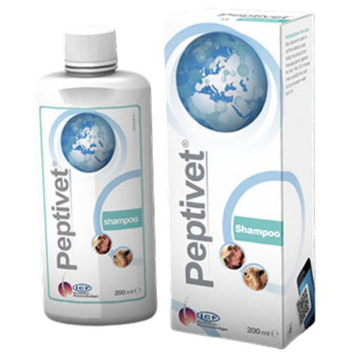 ICF Sampon za pse i za macke Peptivet kod piodermija i dermatitisa, 200ml