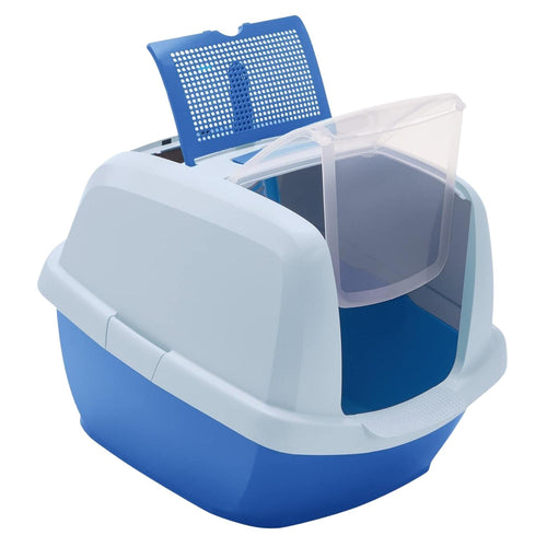 IMAC WC za macke Maddy Junior zatvoreni, Plavi, 57x43x41cm 