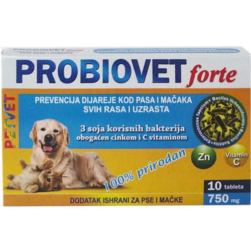 IPV Probiovet 750mg 10 tbl, Obnavlja crevnu floru, jaca imunitet